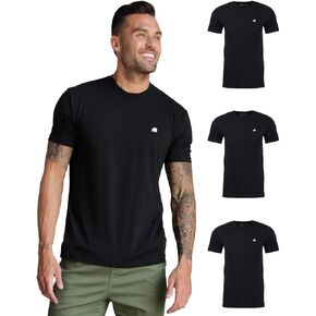 INTO THE AM Mens T Shirt Packs - Short Sleeve Crew Neck Soft Fitted Tees S - 4XL Fresh Classic Tshirts