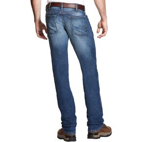 بنطلون جينز ARIAT للرجال من Rebar M4 ذو قصة ضيقة Durastretch ذو ساق مستقيمة - Carbine، 32W x 30L US