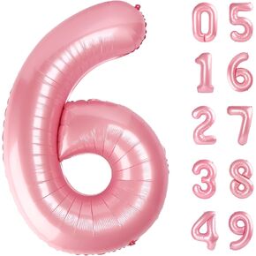 بالون رقم 40 بوصة 0-9 (صفر تسعة) مع تاج، بالون عيد ميلاد سعيد كبير الحجم، بالون هيليوم كبير الحجم لحفلات أعياد الميلاد، الزفاف، الذكرى السنوية (أسود 9)