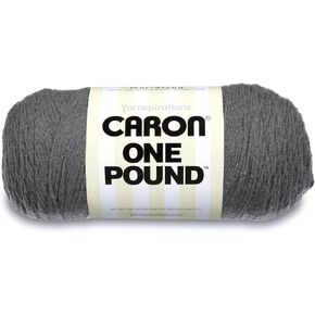 Caron One Pound Solids Yarn, 16oz, Gauge 4 Medium, 100% Acrylic - Lace - For Crochet, Knitting & Crafting ( 1 Piece )