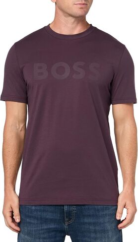 BOSS Men's Bold Logo Short-Sleeve Jersey T-Shirt in Kuwait