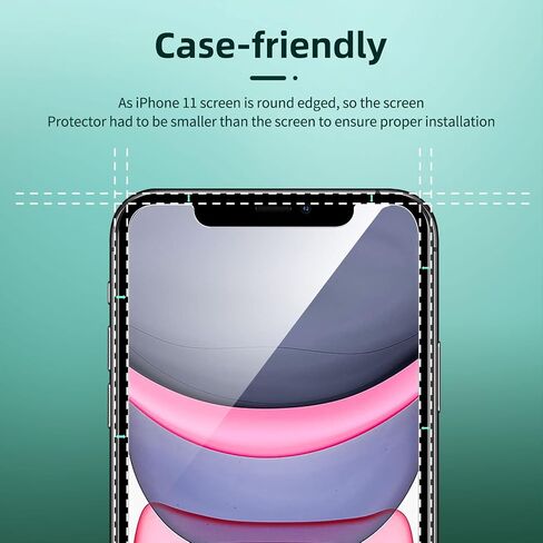 NEW'C [4 Pack, 2 x Glass Screen Protector for iPhone 14 (6,1") and 2 x Camera lens Protector, Scratch-Resistant, No Air Bubbles, Extremely Durable, 9H Hardness Tempered Glass in Saudi Arabia