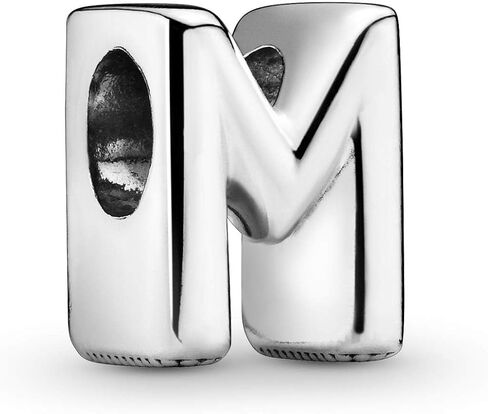 PANDORA Letter Alphabet Charm - Compatible with PANDORA Moments Bracelets - Jewelry for Women - Gift for Women in Your Life - Made with Sterling Silver, With Gift Box in Kuwait