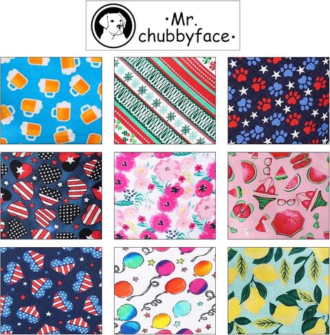 السيد. CHUBBYFACE الأزرق البيرة الكلب عصابات عكسها مثلث المرايل وشاح الملحقات للكلاب القطط الحيوانات الأليفة in Kuwait