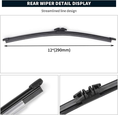 MIKKUPPA Replacement for Toyota RAV4 Rear Wiper Blade 2013-2018 - Back Windshield Rear Wiper Blade Replacement 85242-42040, 10 Inches in Kuwait