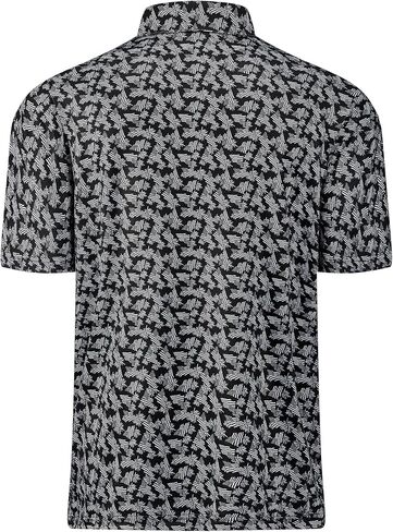Mens Golf Shirt Moisture Wicking Dry Fit Print Performance Short Sleeve Polo Shirts for Men in Kuwait