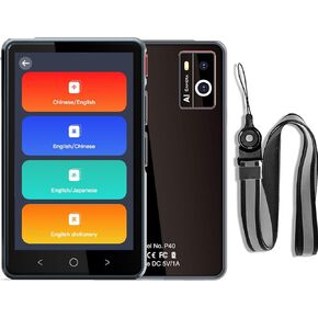 Language Translator Device No WiFi Needed, 2024 Two-Way AI Voice Translator for All Languages and Accents, 139+ Language Online Translation, 4" HD Offline/Photo Translation for Travel in Kuwait