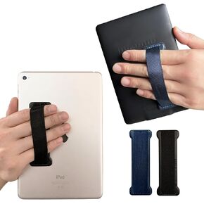 Tablet Hand Strap Holder for 6-11" Kindle eReaders Fire Tablet - Kindle/Kobo/Voyaga/Lenovo/Sony Kindle E-Book Tablet, High-Elasticity Hand Strap Lightweight Finger Grip Holder,Blue - 2PC