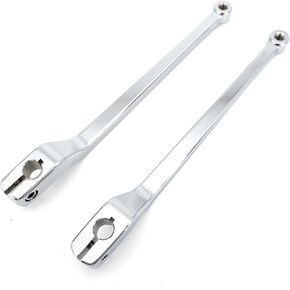 Motorcycle 9.84'' Extended Heel-Toe Shifter Lever for Harley 1986-2017 FL Softail 1988-2021 Touring Road Street and 2008-2021 Trike (Black)