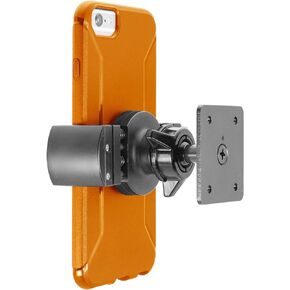 iBOLT Moto-Vise XL AMPS Heavy Duty Metal Drill Base AMPS Mount for Smartphones, Midsize Tablets from 2.75 inches to 5 inches Wide- Great for Trucks, Wall mounting, Commercial Vehicles