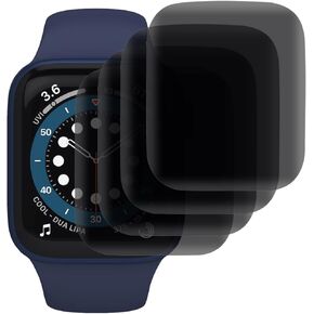[4-Packs] Privacy Screen Protector Compatible for Apple Watch 40mm SE Series 6/5/4, (Not Glass) Anti-peep Scratch Resistant Bubble Free Soft Screen Protector Film for iWatch 4 5 6 SE 40mm