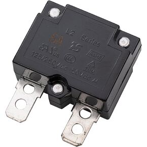 weelye 2Pcs 5A 125/250Vac 50Vdc Automatic Reset Relay Thermal Switch Circuit Breaker Current Overload Protector for Children Riding Electric Car Accessories