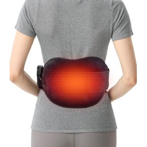 وسادة تدفئة لآلام الظهر بدون أسلاك، وسادة تدفئة للحيض لتخفيف تشنجات الدورة الشهرية، آلام الدورة الشهرية، آلام أسفل الظهر، آلام الظهر، بطارية 3000 مللي أمبير في الساعة وسادة تدفئة كهربائية محمولة in Kuwait