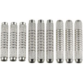9pcs 10/12/14G Dart Barrels Replacement Set Silver for Dart Practice