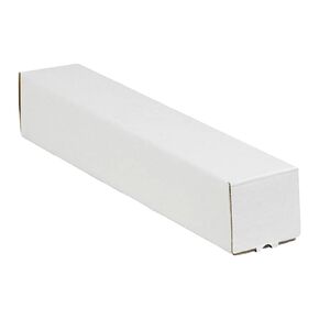 AVIDITI Long Cardboard Boxes, 25"L x 2"W x 2"H, Pack of 50 | Poster Tube for Mailing and Storage of Blueprints, Artwork, Crafts, Long Art Holder, 25 inches