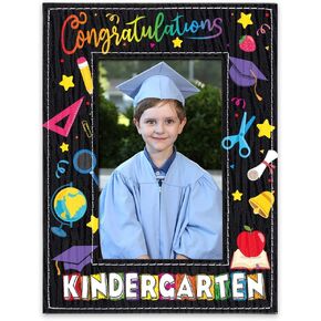 WaaHome Kindergarten Graduation Picture frame 2024 Kindergarten Graduation Gifts for Kids Girls Boys, My First Graduation Photo Frame for Kindergarten Preschool Pre-K Graduation Gifts