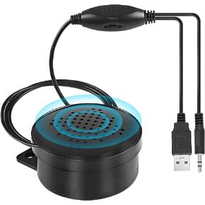 MEIRIYFA Computer Speakers for Desktop/PC/Laptop 3.5mm Stereo TRS USB Powered Laptop Speaker,Portable Small PC Speaker with Volume Control for Laptop Tablets Monitor