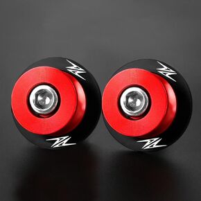 2pcs Motocycle Handlebar Grip Ends Set Fit with K-awasaki Ninja Z900 Z650 Z750 Z800 Z400 Z1000 Z250 ZX-6R ZX-10R (22mm 7/8"-Green)