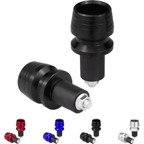 22mm Motorcycle Handlebar Hand Grip End Cap, End Slider Cap Plug Shot Glass Style Aftermarket Parts Universal.2Pcs.