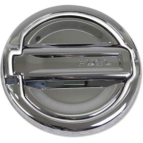 Beautost Fit For Jeep Wrangler 2018 2019 2020 2021 2022 2023 2024 Fuel Gas Door Tap Tank Cover Trim Chrome