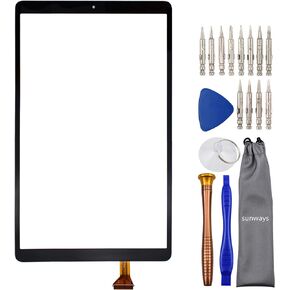 Touch Digitizer Glass Screen Replacement for Samsung Galaxy Tab A 10.1 2019 SM-T515 SM-T510 Black