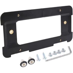 Rear License Plate Holder Base Mount Bracket Compatible with BMW 1/2/3/4/5/6 Series X1 X3 X4 X5 X6 Z4, Replacement for 51187160607 511882380615 Tag Frame Holder Trunk Mount Adapter