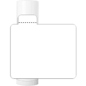 Mr-Label White Lip Balm Labels with Tamper Tab - Waterproof & Tear-Resistant - for Inkjet & Laser Printer - 2-3/16" x 2-1/8" on Letter Sheet (120 Labels)