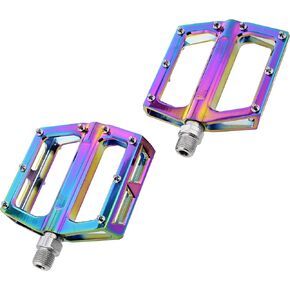 اخرج! دواسات الدراجة الجبلية المعدنية دواسات دراجة الطريق المسطحة - 2pk الألومنيوم 9/16 بوصة دواسات الدراجات العالمية كروزر إلى BMX in Kuwait