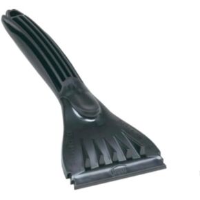 Edward Tools Ice Scraper for Car Windshield - 10" Heavy Duty Plastic Scraper - Ergonomic Handle with Ultra Flat Blade for Quick Scraper Snow and Ice - Extra Pressure Thumb Button