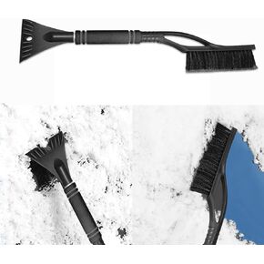 Snow Removal Tool Car Brush, Car Snow Scraper and Brush, Snow Brush and Detachable Ice Scraper, Portable Car Scraper Snow Brush Compatible with Cars Trucks SUVs in Saudi Arabia