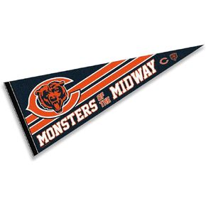 Chicago Bears Monsters of the Midway Pennant Banner Flag