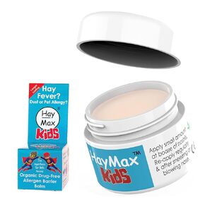 Allergen Barrier Balm, For Kids 0.17 fl oz (5ml), Organic, Natural & Non-Drowsy Children Hay Fever Allergy Relief - Traps Pollen, Dust & Pet Allergen - Ragweed & Cedar Fever Allergy Relief