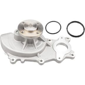 01140 Professional Water Pump with 3-Blot Pulley Flange for Ford EcoBoost [2.7T V6 Twin-Turbo] Engine, 2015-2016 F150/Edge, 2017-19 Fusion, 2016 MKX