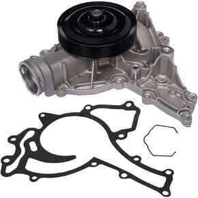 AW6142 Water Pump Kit w/Gasket (For V6 3.0L/3.5L) Fit For 06-07 Me-Benz C230 C280,08-12 C300,06-11 C350 E350 ML350 R350 SLK350,06-09 CLK350 SLK280,10-11 SLK300 GLK350 [# 2722000901]