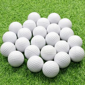 KOFULL Foam Golf Practice Balls, 12/24 Pack Realistic Feel and Limited Flight Soft Training Balls for Indoor or Outdoor