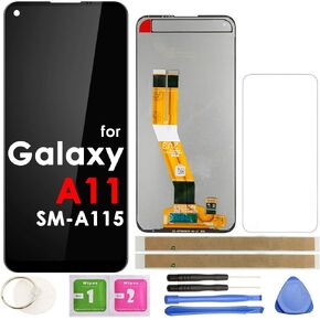 for A11 LCD Screen Replacement Touch Display Digitizer Assembly 6.4" (Black) for Samsung Galaxy A11 A115 2020 SM-A115 SM-A115M SM-A115F/DS