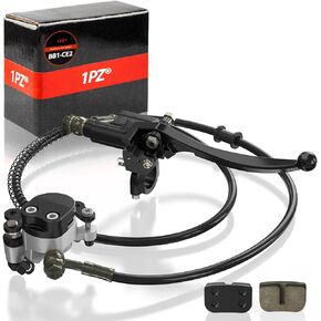 1PZ BB1-CE2 51 بوصة ترقية الفرامل الهيدروليكية الرئيسية الفرجار مع استبدال وسادة الفرامل ل 97cc 2.8HP Baja Doodle bug DB30 Racer Motovox Go Karts Mini Bike جزء
