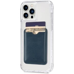 Case-Mate – Magnetic Card Holder - Designed for MagSafe Compatible iPhones and Cases – Made with Vegan Leather, Holds up to 3 Cards & Cash, Sparkle