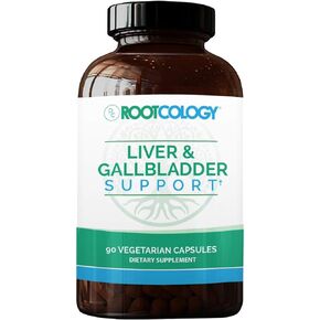 Rootcology Liver & Gallbladder Support - Comprehensive Detox Formula with Milk Thistle, Artichoke Leaf & Beet by Izabella Wentz Author of The Hashimoto's Protocol (90 capsules)