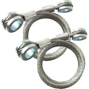 1 pair Long Type Hood Control Restraint Cable fit for 2003-2007 Peterbilt 379#HLK2046