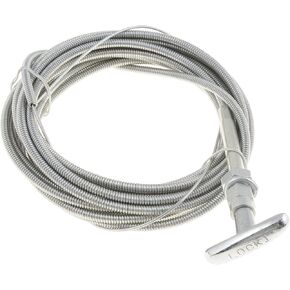 Dorman 55201 Control Cables With 1-3/4 In. Chrome Knob, 15 Ft. Length Universal Fit