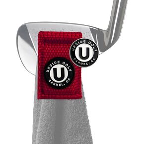 SUPERCLIP Universal Magnetic Towel Clip - Magnetic Golf Towel Clips and Golf Ball Marker, (Blue Monster)