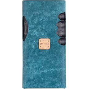 MITER CASE for Chord Mojo 2 + Poly , Handmade Italy Pueblo Leather Case Cover (Mojo 2 + Poly Dark Green)