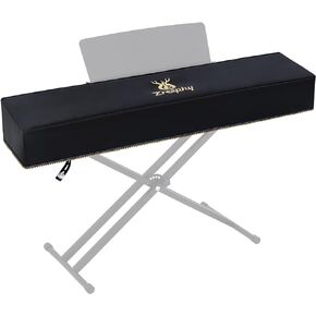 Piano Keyboard Dust Cover with Music Stand Opening of Zipper Design, Dust Proof Cover Compatible for Yamaha P515 88 Keys Digital Pianos Keyboards