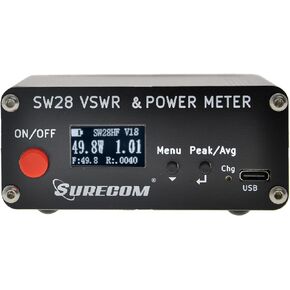 Mcbazel Surecom SW-28HF 1.5MHz-60MHz 120W Mini V.S.W.R. & Power Meter