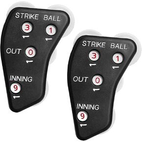 Umpire Indicator - Premium 4-Dial Baseball & Softball Umpire Clicker - Durable, Easy to Use Strike, Ball, Out, & Inning Counter - Perfect for Professional & Amateur Umpires in Kuwait
