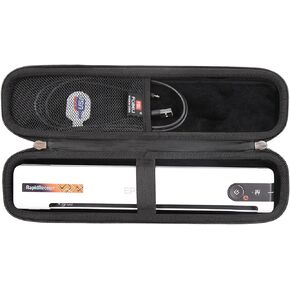 FBLFOBELI EVA Hard Carrying Case Compatible with Epson Workforce ES-50/ES-55R/ ES-60W/ES-65WR/DS-30/DS-70/DS-80W and Epson RapidReceipt RR-60/70W Portable Document Scanner (Case Only) (Black)