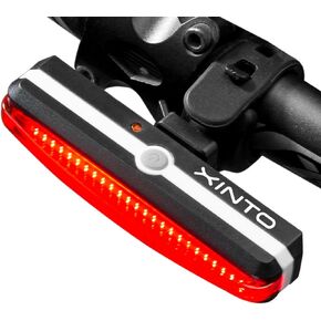Ultra Bright Bike Light,USB Rechargeable Waterproof Sport LED Red Fits On Any Road Bicycles Helmets 6 Light Mode Options For Safe Cycling