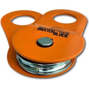 GearAmerica 2PK سناتش بلوك 9 طن | نظام بكرة الونش عالي التحمل للحبال الاصطناعية أو الكابلات الفولاذية | سعة الونش المزدوج، إطالة العمر، التحكم في اتجاه السحب | أفضل ملحقات التعافي على الطرق الوعرة in Kuwait