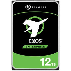 Seagate Exos 12TB Internal Hard Drive Enterprise HDD – 3.5 Inch 6Gb/s 128MB Cache for Enterprise, Data Center – Frustration Free Packaging (ST12000NM0007)